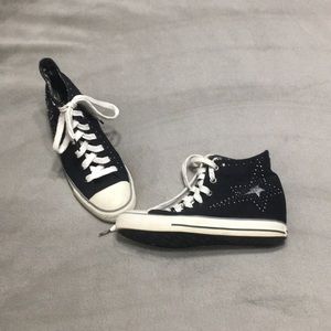 Hidden wedge sneakers